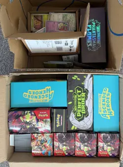 Pokemon Modern Bulk Mainly English 1000's Cards All Boxes Full - Image 1