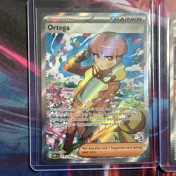 Pokemon Trainer Supporter Full Art Card Lot 12 Cards Ortega, Eri, Katy, Drayton - Image 2