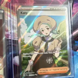 Pokemon Trainer Supporter Full Art Card Lot 12 Cards Ortega, Eri, Katy, Drayton - Image 5