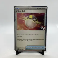 Ultra Ball - 196/198 Prize Pack Series Cards Uncommon Holo NM - Image 1