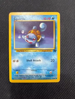 Squirtle - 68/82 - Team Rocket - Common - Non Holo Pokemon Card - Image 3