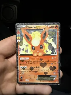 Pokemon TCG Flareon EX Holo Rare Card RC6/RC32 Generations Radiant Collection Hp - Image 1