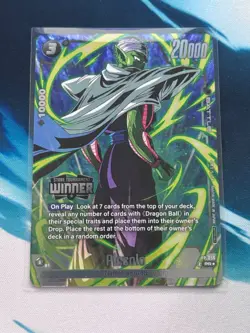 Piccolo FP-056 Tournament Winner Promo Dragon Ball Card English Fusion World - Image 1
