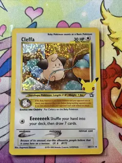 Cleffa - 20/111 - Pokemon Celebrations Classic Collection Holo Rare Card NM - Image 1