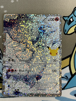 Reshiram 113/114 Celebrations: Classic Collection Holo Pokemon Card - Image 1