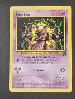 Pokemon TCG Mewtwo #14 Wizards of the Coast Black Star Promo Card - Image 1
