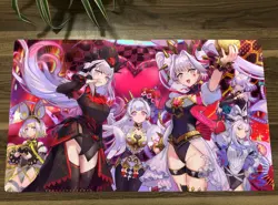 WVICM Playmat M∀LICE P White Rabbit TCG CCG Mouse Pad Trading Card Game Mat - Image 1