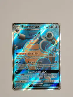 Blastoise GX SM189 Sun & Moon Standard Size Black Star Promo Pokemon Card 36 - Image 1