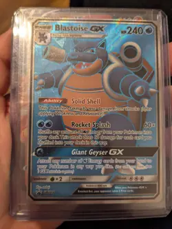 Blastoise GX SM189 Sun & Moon Standard Size Black Star Promo Pokemon Card 36 - Image 3