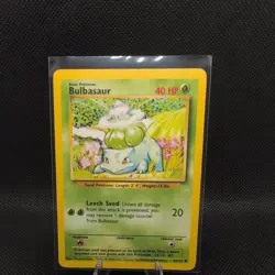 Pokemon TCG Bulbasaur Base Set, Card 44/102, Regular 1st Edition Common - Image 1