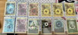 Pokemon TCG Energy Holo Reverse Holo Lot Ruby Sapphire Era Lot 12 Cards - Image 1