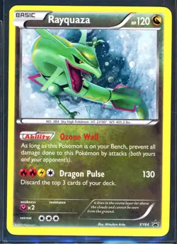 Pokemon Cards - Rayquaza XY64 - Black Star Promo - Near Mint - Image 1