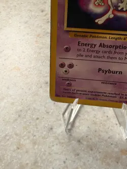Mewtwo - 3 - Pokemon Wizards Black Star Promo Card WB DMG - Image 5