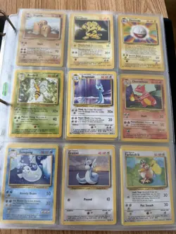 Base Set Complete Non Holo Pokemon Cards Collection Bundle Vintage 1999 WOTC - Image 1
