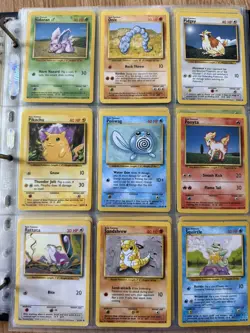 Base Set Complete Non Holo Pokemon Cards Collection Bundle Vintage 1999 WOTC - Image 3