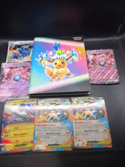 Pokemon Cards Folder And Jumbo Display Cards Bundle - Image 1