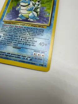 Blastoise 2/102 Base Set Holo Rare Vintage 1999 Pokemon Card LP - Image 4