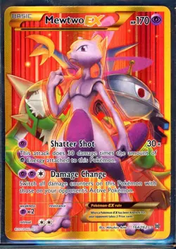 Pokemon Cards - Mewtwo EX 164/162 - BREAKthrough - Near Mint - Image 1