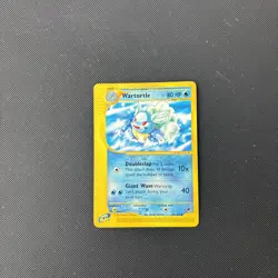 Pokemon Card Expedition Base Set Wartortle 92/165 E Series Pokemon TCG - Image 2