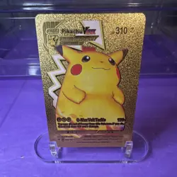 Pokemon Pikachu VMAX Gold Foil Card - Image 1