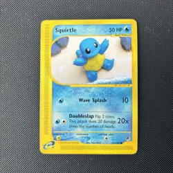 Pokemon Card Expedition Base Set Squirtle 131/165 E Series Pokemon TCG - Image 1