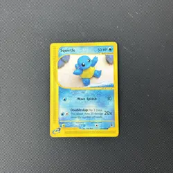 Pokemon Card Expedition Base Set Squirtle 131/165 E Series Pokemon TCG - Image 2