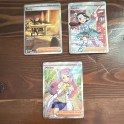 Pokemon TCG Penny, Candice, Miriam Supporter 3-Card Lot English - Image 1