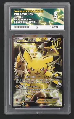 Pokemon - Pikachu EX - XY124 - Black Star Promo 2016 - ACE 5 - Image 1