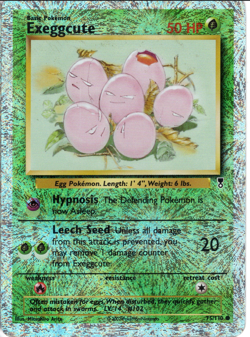 HOLO SHIFT ERROR Pokemon Legendary Collection Reverse Holo Exeggcute 75/110 MP - Image 1
