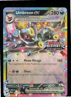 Umbreon ex 060/131 Holo Promo Miscellaneous Cards & Products Pokemon Stamped NM - Image 1