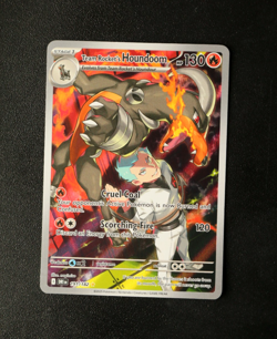 Pokemon Card TCG - Team Rocket's Houndoom 191/182 - Destined Rivals - IR - NM ⭐ - Image 1