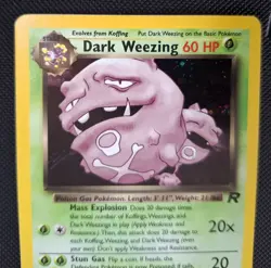 Pokemon - Dark Weezing 14/82 Holo - Team Rocket - Vintage WOTC - LP (Excellent) - Image 3