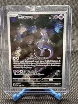 Pokemon Mewtwo 052 Scarlet & Violet Promo Holo 130 HP English 2023 SEALED - Image 1