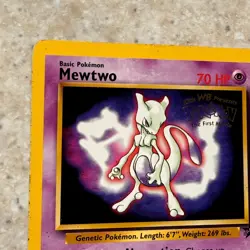 Mewtwo - 3 - Pokemon Wizards Black Star Promo Card WB HP - Image 5