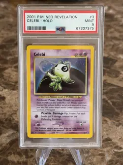 Celebi 3/64 Neo Revelation Holo #3 PSA Mint 9 🔥 Vintage Pokemon LOW POP!!! - Image 1