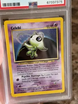 Celebi 3/64 Neo Revelation Holo #3 PSA Mint 9 🔥 Vintage Pokemon LOW POP!!! - Image 3