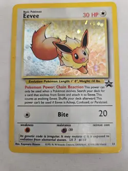 Pokemon Cards | EEVEE 11 | HOLO | Black Star Promo | Wizards of the Coast | TCG - Image 1
