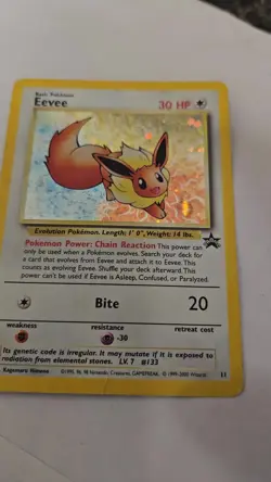 Pokemon Cards | EEVEE 11 | HOLO | Black Star Promo | Wizards of the Coast | TCG - Image 2