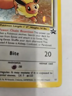 Pokemon Cards | EEVEE 11 | HOLO | Black Star Promo | Wizards of the Coast | TCG - Image 5