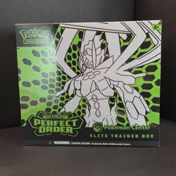 Sealed Perfect Order Pokemon Center Elite Trainer Box ME03 ETB w/ Acrylic - Image 4