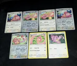 Lickitung & Lickilicky Pokemon TCG Mixed 7 English Card Lot - Image 1
