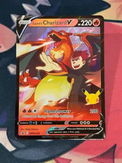 Lance's Charizard V SWSH133 Holo Promo Sword & Shield Promo Pokemon Near Mint - Image 1
