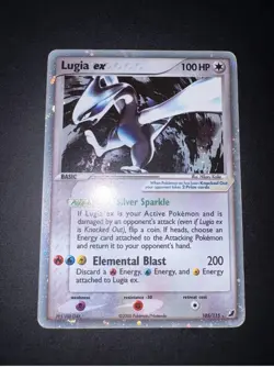 English Pokemon Lugia ex EX Unseen Forces Holo Ultra Rare #105 - Image 2