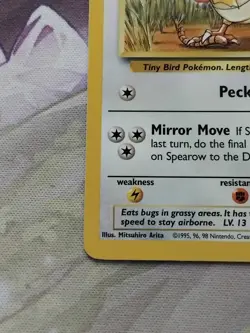 Pokemon TCG Spearow Jungle 62/64 Regular LP. - Image 4