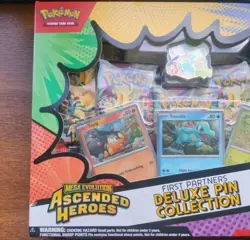 Pokemon Tcg Mega Evolution Ascended Heroes First Partner Deluxe Pin Collection - Image 2