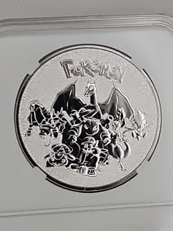 Pokemon Colorized Celebi Metal Coin In Slab - Worth Coin Collection - Image 4