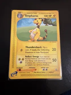Ampharos (Non-Holo Rare) 1/147 - Aquapolis - Pokemon TCG - Image 1