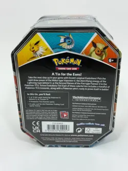 Pokemon TCG Eevee Evolutions Tin (Flareon V) Sealed New Tin 4 Boosters - Image 3