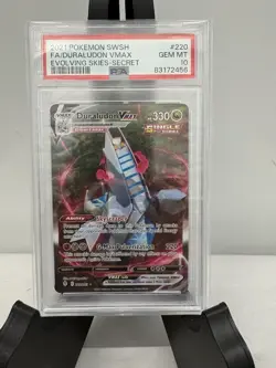 PSA 10 Duraludon VMAX #220 Secret Rare Evolving Skies Pokemon GEM MINT 🔥 - Image 1