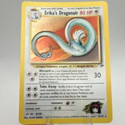 Pokemon Erika's Dragonair 4/132 Gym Heroes Holo Rare 80 HP Stage 1 Card - Image 1